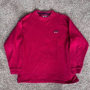 Vintage 90s Chaps Ralph Lauren Red Crewneck Sweatshirt